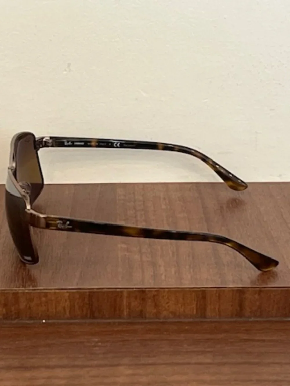 Ray-Ban RB 3604-CH Sunglasses Chromance Brown Tortoise Frame 62-15-130 Italy